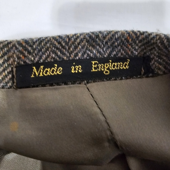 Christophers Dawes Country Clothing Pure New Wool Tweed Jacket Made in England - Picture 7 of 10